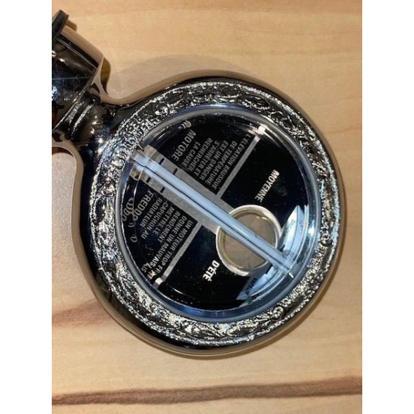 Thermomètre radiateur "Boyce Moto Meter" universel ø7cm - chromé