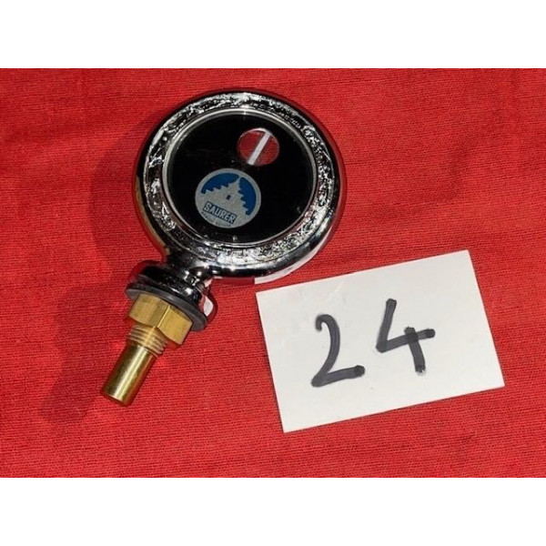 Thermomètre radiateur Saurer camion Suisse ø8cm - chromé