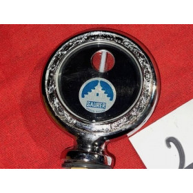 Thermomètre radiateur Saurer camion Suisse ø8cm - chromé