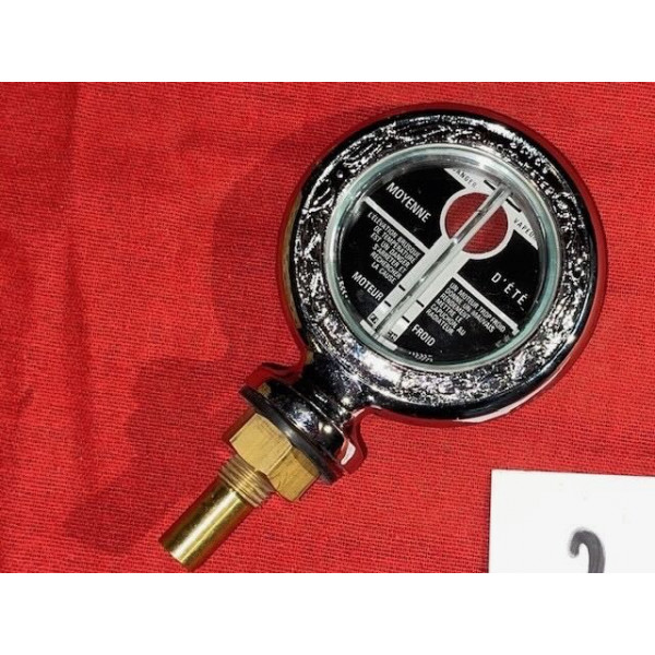 Thermomètre radiateur Saurer camion Suisse ø8cm - chromé