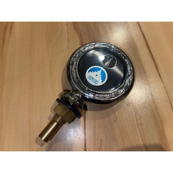 Thermomètre radiateur Saurer camion Suisse ø8cm - chromé
