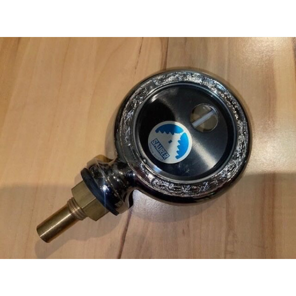 Thermomètre radiateur Saurer camion Suisse ø8cm - chromé