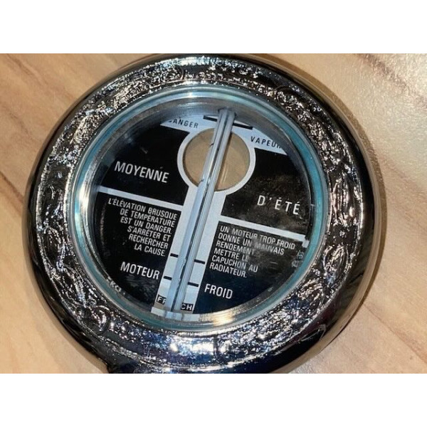 Thermomètre radiateur Saurer camion Suisse ø8cm - chromé
