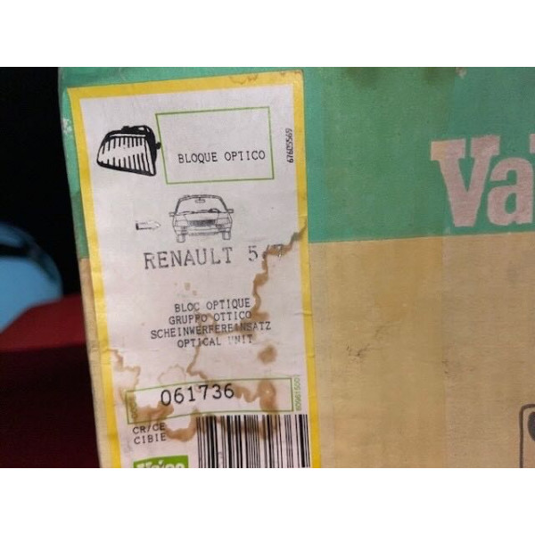 Phare Cibie Valeo H4 neuf original AVG Renault 5 Turbo et Alpine Turbo