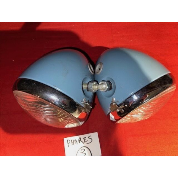 2 phares Marchal ABTP 490 Citroën 2CV AZAM