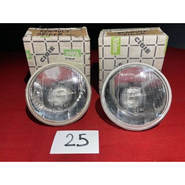 2 phares Cibie neuf original Renault Spider