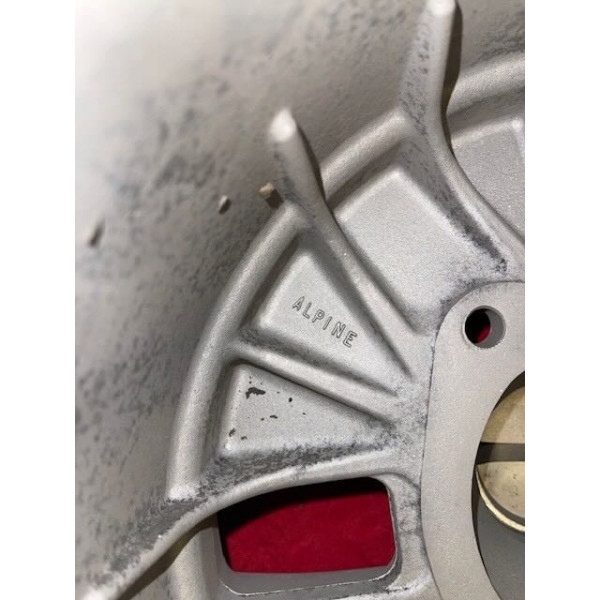 2 jantes aluminium original Alpine A310 V6 7x13 pouces