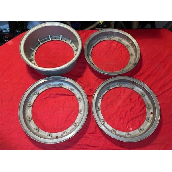 4 voiles de jante Gotti démontable 13 pouces Alpine Gordini Simca Rally Matra