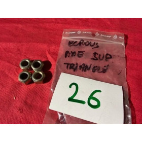 Lot d'écrous reconditionnés axe sup triangle AV Renault 8 Gordini Alpine A110