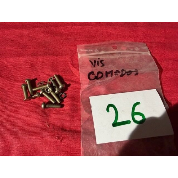 Lot vis reconditionnées commodo tableau de bord Renault 8 Gordini Alpine A110