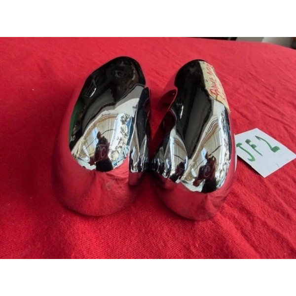 2 butoirs chrome origine Renault Dauphine