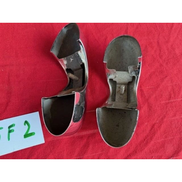 2 butoirs chrome origine Renault Dauphine