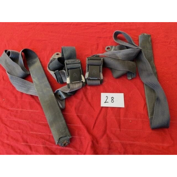 2 ceintures de sécurité origine Citroën SM Maserati ou DS