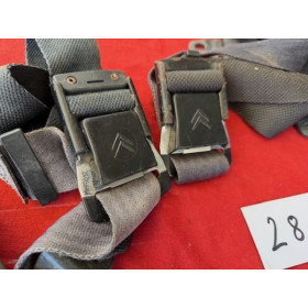2 ceintures de sécurité origine Citroën SM Maserati ou DS