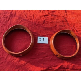 2 cerclages de phares neuf original Peugeot 404 berline ou break