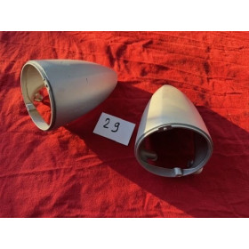 2 cuvelages fuseau de phares additionnel antibrouillard Marchal Citroën ID DS