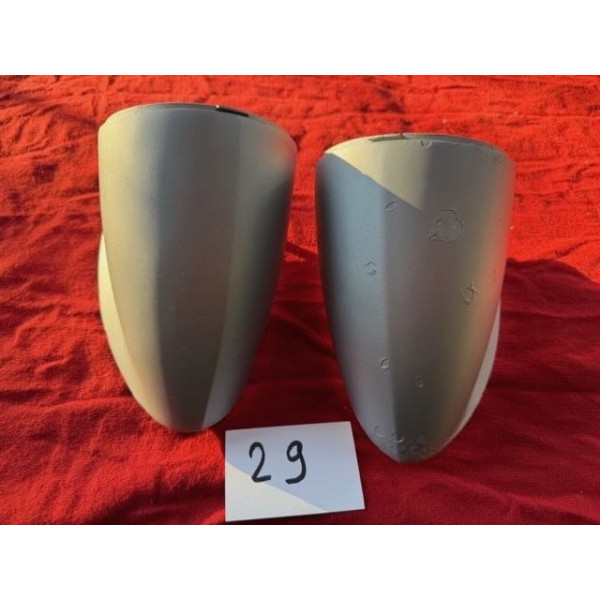 2 cuvelages fuseau de phares additionnel antibrouillard Marchal Citroën ID DS