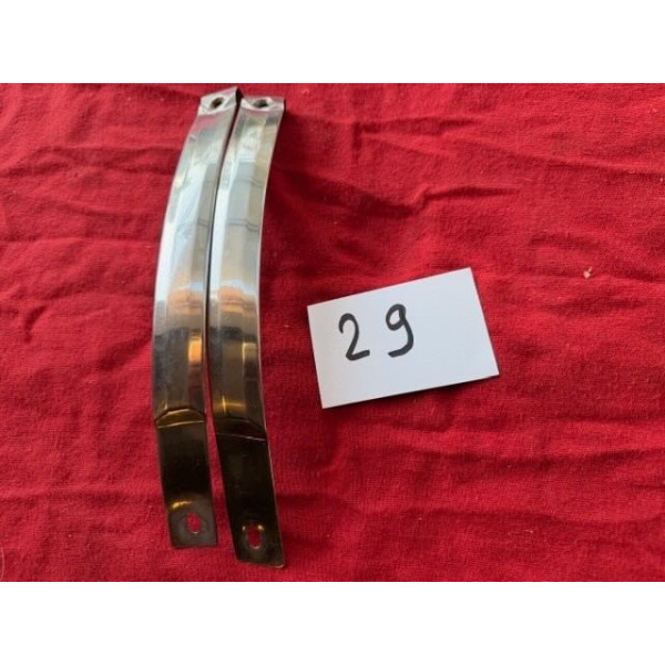 2 baguettes inox séparation de vitrines de phares original Citroën SM Maserati