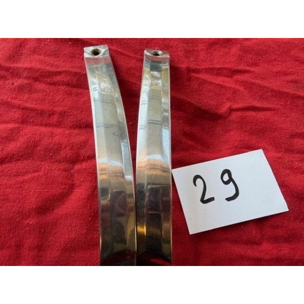 2 baguettes inox séparation de vitrines de phares original Citroën SM Maserati