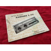 Notice d'emploi originale Radioen S191 Citroën ID DS 19 ou 21 1967