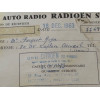 Notice d'emploi originale Radioen S19 Citroën ID DS 19 1963