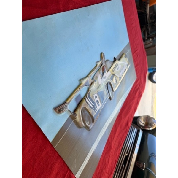 Poster relief Alpine A440 Le Mans