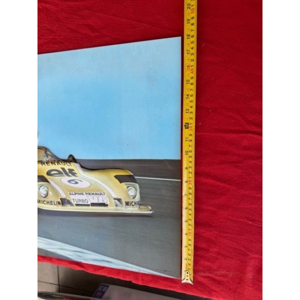Poster relief Alpine A440 Le Mans
