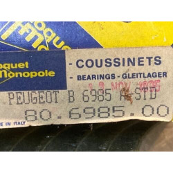 JEU DE 8 COUSSINETS NEUF DE BIELLE STD PEUGEOT 404 504