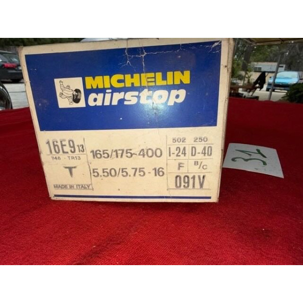 Chambre à air neuve Michelin en diamètre 165x400 Citroën Traction ID DS 19 203