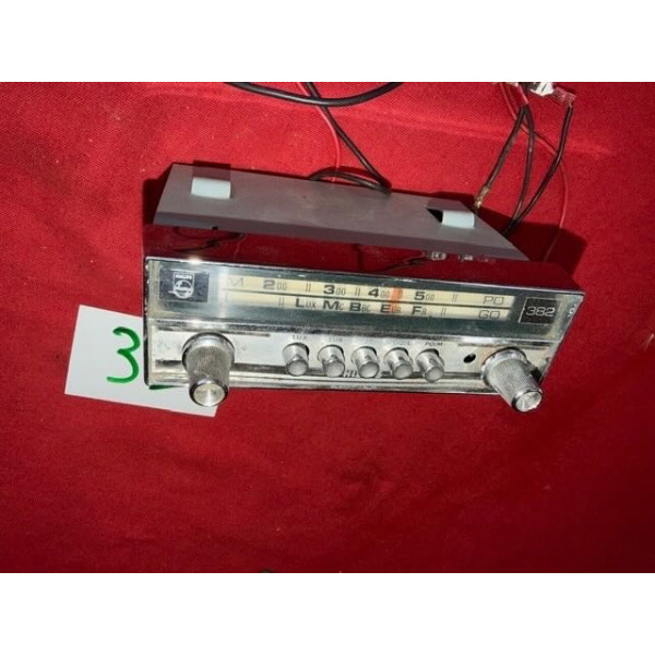 Autoradio Philips 382 origine Citroën DS 20 21 ou 23 Pallas