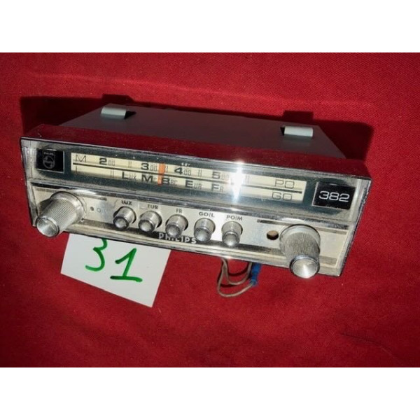 Autoradio Philips 382 origine Citroën DS 20 21 ou 23 Pallas