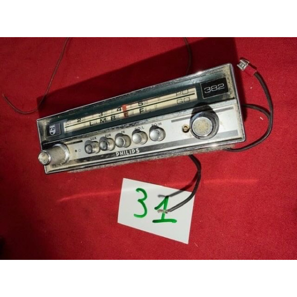 Autoradio Philips 382 origine Citroën Peugeot 204 304 404 Renault 4 12 15 16 17