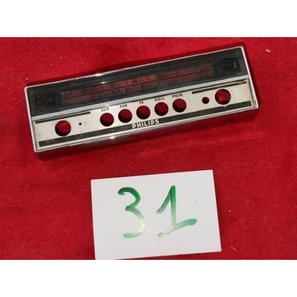 Façade autoradio Philips 382 origine Citroën Peugeot 204 304 404 Renault