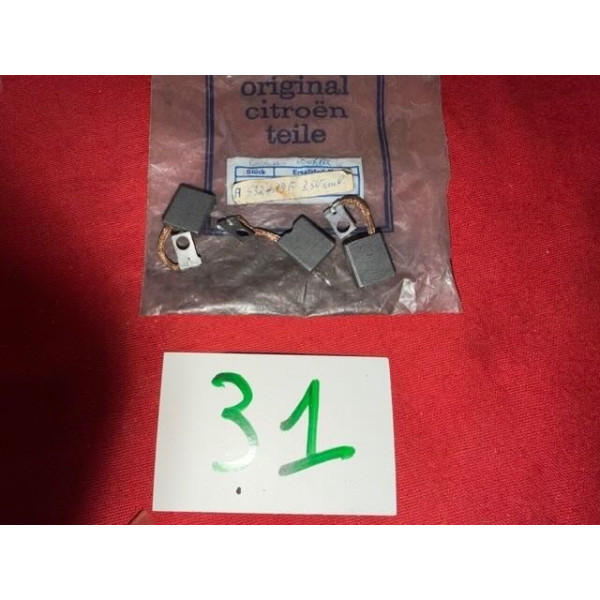 Jeu de charbon démarreur origine Citroën SM Maserati Merak