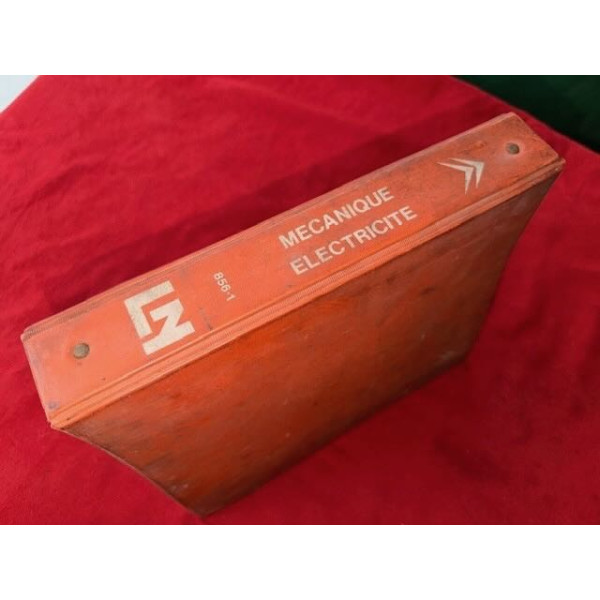 Livre technique original Citroën LN 856.1 sur la mécanique et électricité