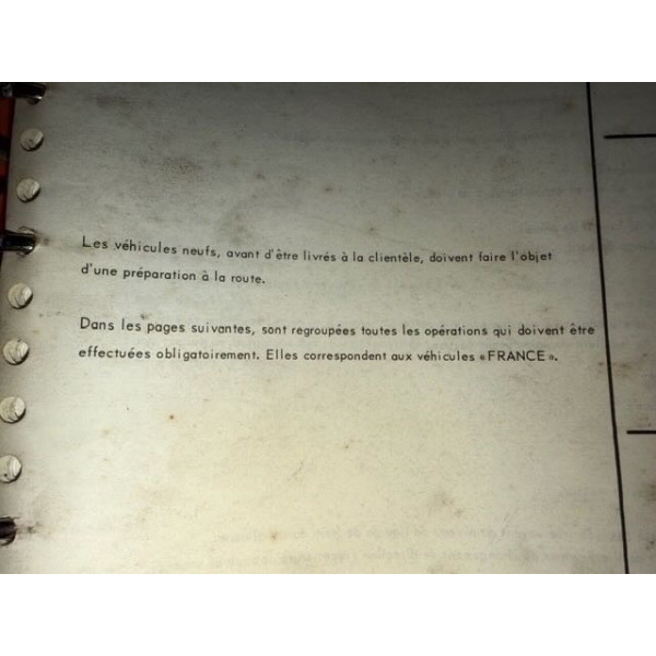 Livre technique original Citroën LN 856.1 sur la mécanique et électricité