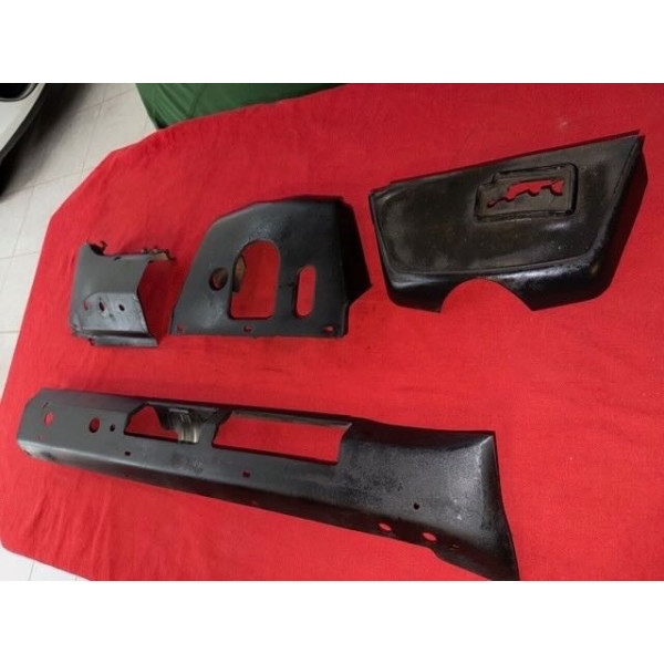 Ensemble de 4 tôles de tableau de bord original Citroën DS 20 ou 21 Pallas 1969