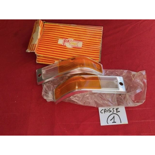 2 cabochons de clignotants neuf original PK Alpine A310 Simca 1301 1501