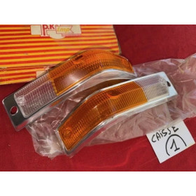 2 cabochons de clignotants neuf original PK Alpine A310 Simca 1301 1501