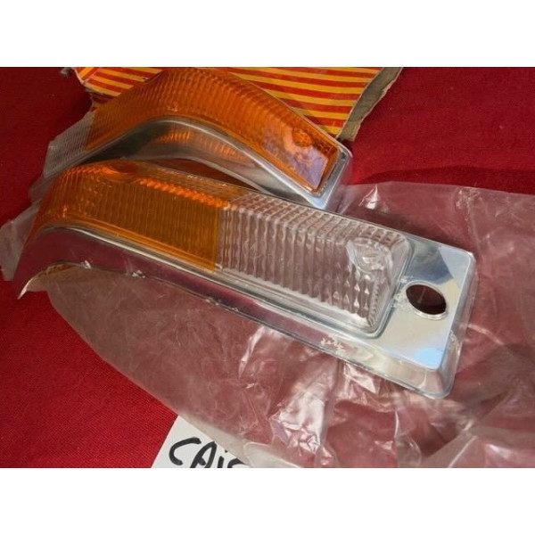 2 cabochons de clignotants neuf original PK Alpine A310 Simca 1301 1501