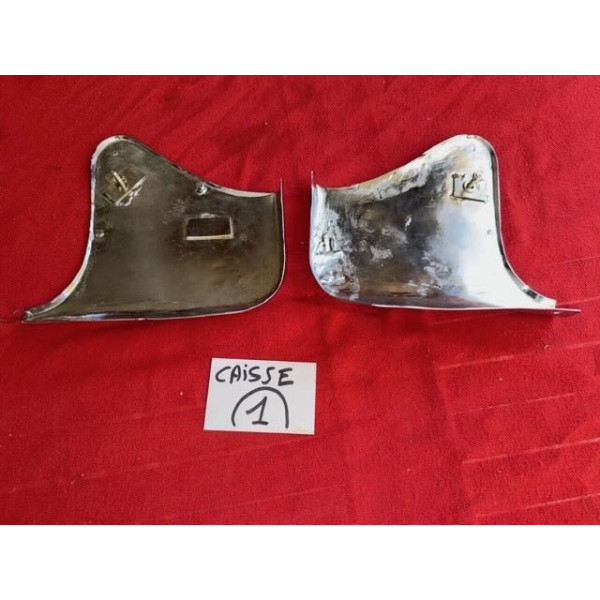 2 enjoliveurs chromés à neuf original Mercedes 190SL