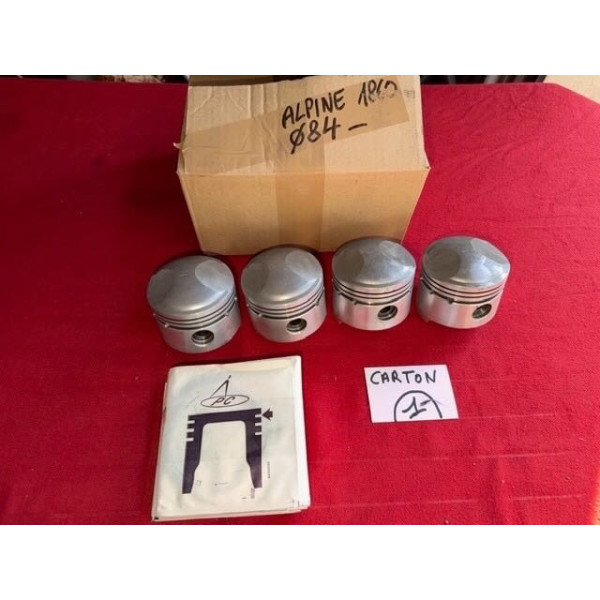 4 pistons neuf Bretille Alpine A110 1860cm3 GR4 complet avec axe et segments