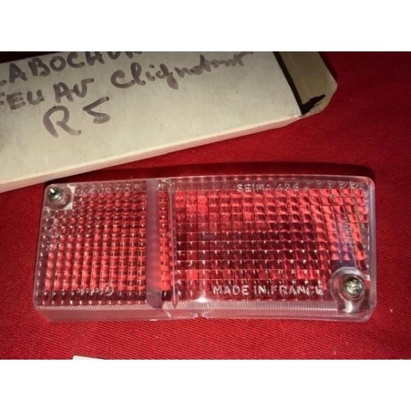 Cabochon clignotant AVG neuf Seima original Renault 5 export
