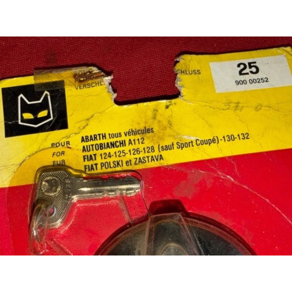 Bouchon PJ neuf réservoir essence accessoire Fiat 124 125 126 128 Abarth A112