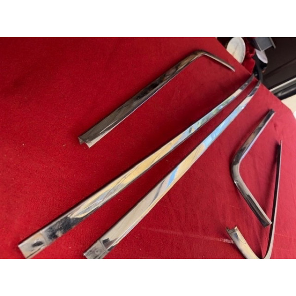 Lot de baguettes encadrement lunette arrière inox Citroën SM Maserati