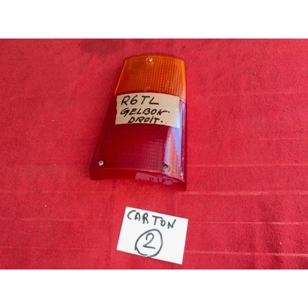 Cabochon feu arrière droit neuf original Renault 6