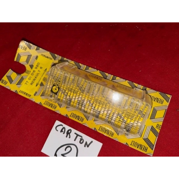 1 cabochon de clignotant neuf Seima original Renault 6 phase 2 export