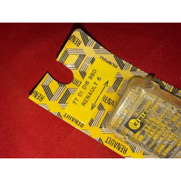 1 cabochon de clignotant neuf Seima original Renault 6 phase 2 export