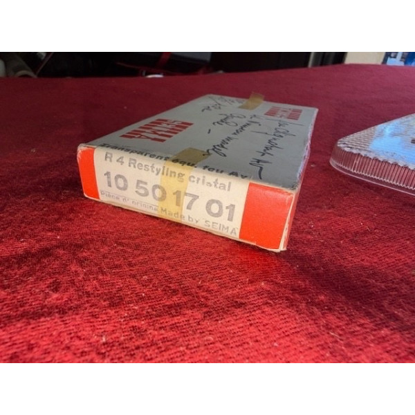 1 cabochon de clignotant neuf Seima original Renault 4 phase 2 export