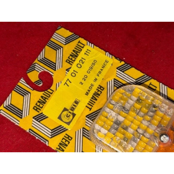 1 cabochon de clignotant neuf Cibie original Renault 4